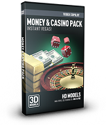Video Copilot 3D Model Pack - Money and Casino