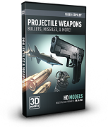 Video Copilot 3D Model Pack - Projectile Weapons
